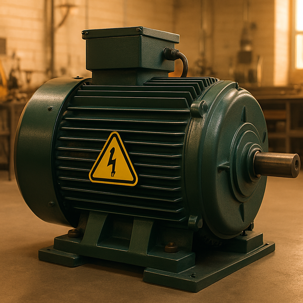 Mantenimiento preventivo de motor eléctrico industrial